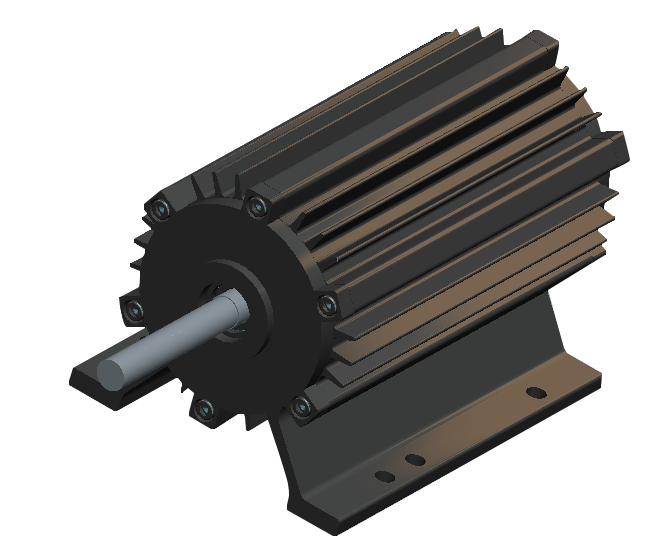 BL130 130mm ব্যাস ইন্ডাস্ট্রিয়াল হেভি ডিউটি ​​ব্লোয়ার মোটর 230VAC 2kW মোটর